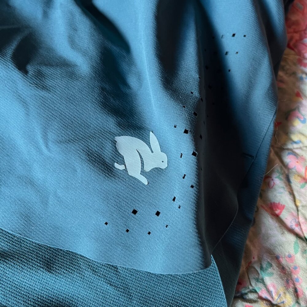 Teal Rabbit Women's Running Shorts -- Size L - Picture 5 of 6